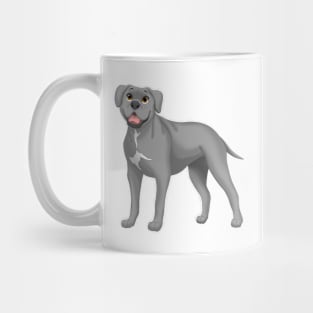 Gray Cane Corso Dog Mug